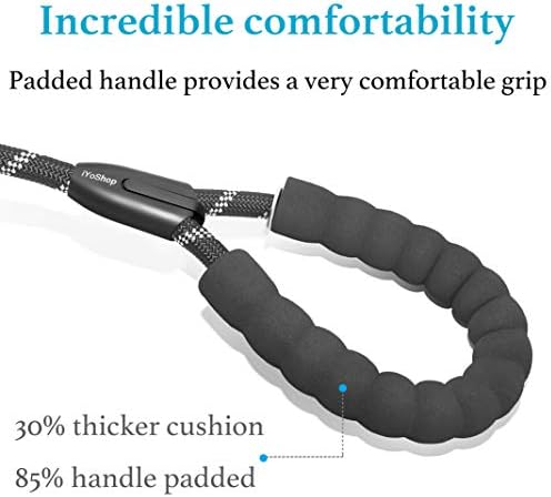 iYoShop Double Dog Leash, 360° Swivel, No Tangle, 25-150 lbs - Image 4