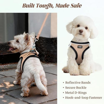 No Pull Dog Puppy Harness and Leash Set Reflective Mesh Vest Small - Image 5