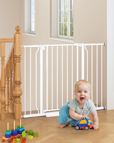 29"-45" Baby Gate, No Drilling Auto Close Dog Gate Indoor by Cideny