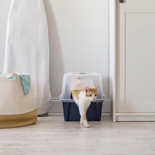 IRIS USA Large Front Door Cat Litter Box, Walk-in Entry - Image 4