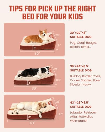 Washable Dog Bed with Removable Cover - Image 4