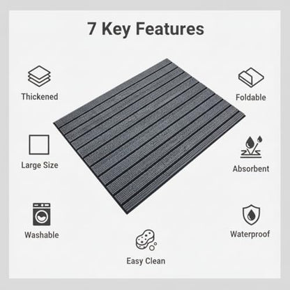 Dog Crate Mat 47"x32" Extra Thick Waterproof Non-Slip Kennel Pad - Image 5