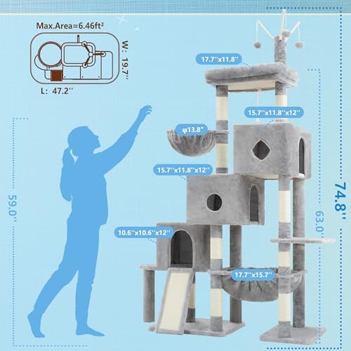Hey-brother Cat Tree Tower - Image 2