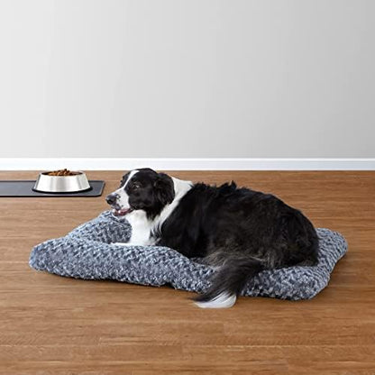 Amazon Basics Washable Cat and Dog Bed, Cozy Crate Pad - Image 6