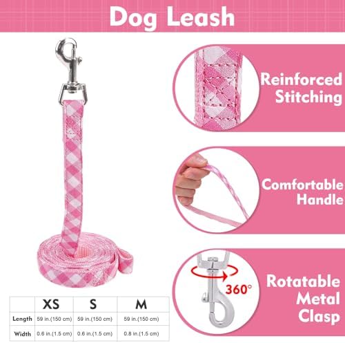 EXPAWLORER Step-in Dog Harness Small Sized Collar and Leash Set - Image 6