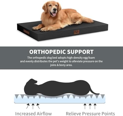 Outdoor Waterproof Orthopedic Dog Bed - Image 3