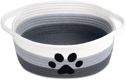 Small Woven Dog Toy Basket by ABenkle