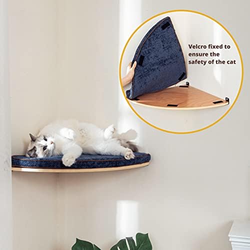 LIORCE Wall Mounted Corner Cat Bed - Image 3