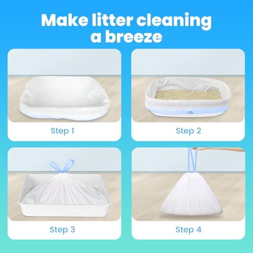60 Pack Jumbo Cat Litter Bags - Image 6