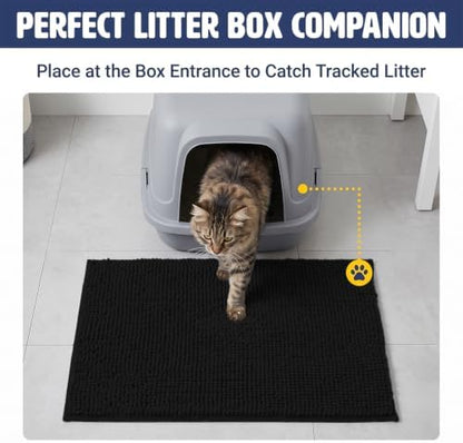 Muddy Mat® | XL Cat Litter Mat 48"x60", Litter Trapping Mat, Super Absorbent - Image 3