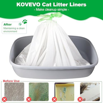 100 PCS Jumbo Cat Litter Box Liners - Image 4