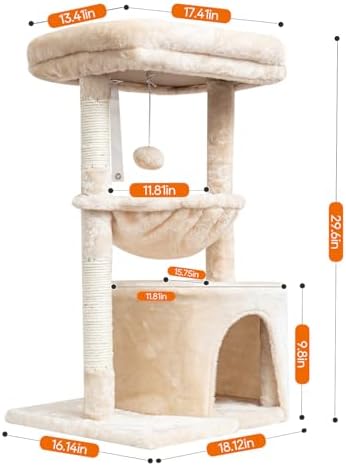 SYANDLVY Small Cat Tree for Indoor Cats, Kittens Condo - Image 2