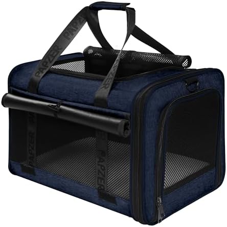 Cat Carrier for Travel, Soft-Sided, Top Loading, Privacy Curtain, to 20 lbs by Comfortforyourpets