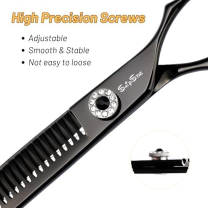 7.5in 25° Curved 35 Teeth Chunker Dog Grooming Scissors - Image 5