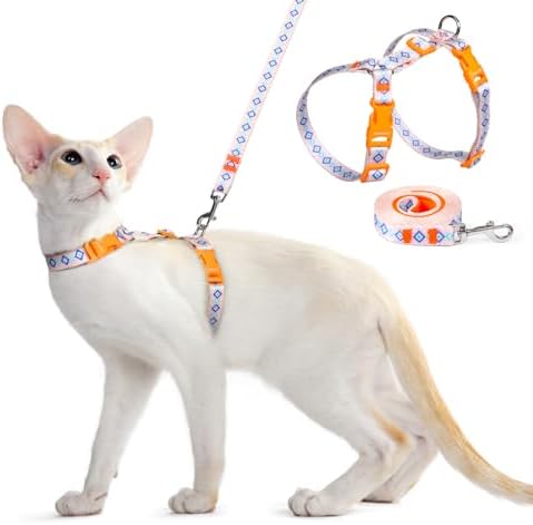 Dooradar Cat Harness and Leash Set, Adjustable Pet Straps by Dooradar