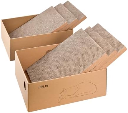 LIFLIX Cardboard Cat Scratcher by LIFLIX