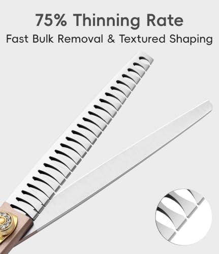 Thinning Shears for Dogs and Cats Pet Grooming Scissors Chunkers Shears 440C - Image 2