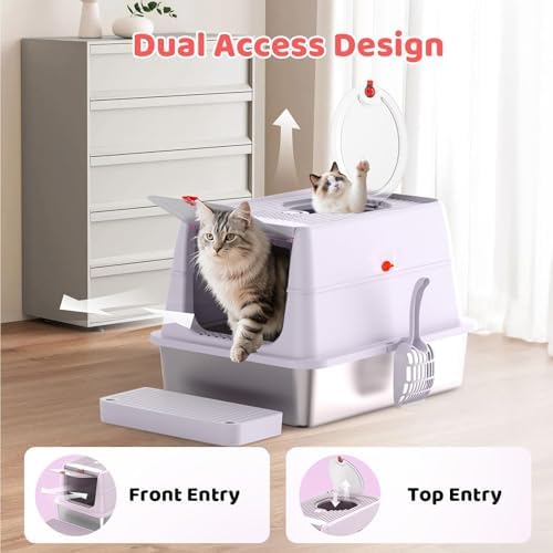 Stainless Steel Cat Litter Box - Image 6