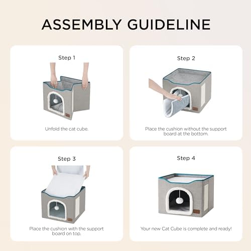 Bedsure Cat House Bed for Indoor Cats - Image 4