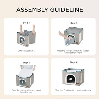 Bedsure Cat House Bed for Indoor Cats - Image 4