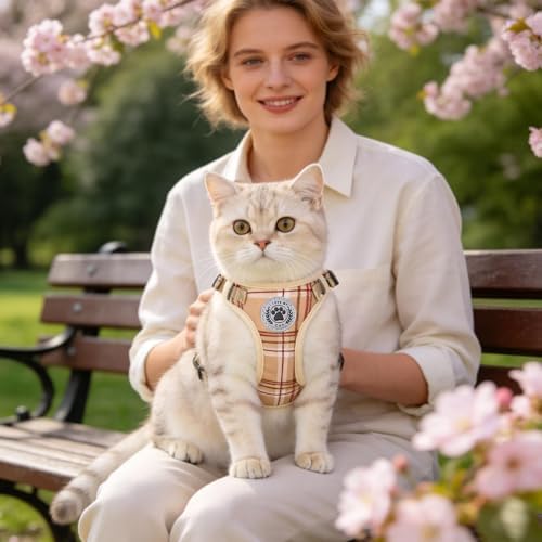 BEAUTYZOO Cat Harness and Leash Set, Escape Proof and Adjustable - Image 6