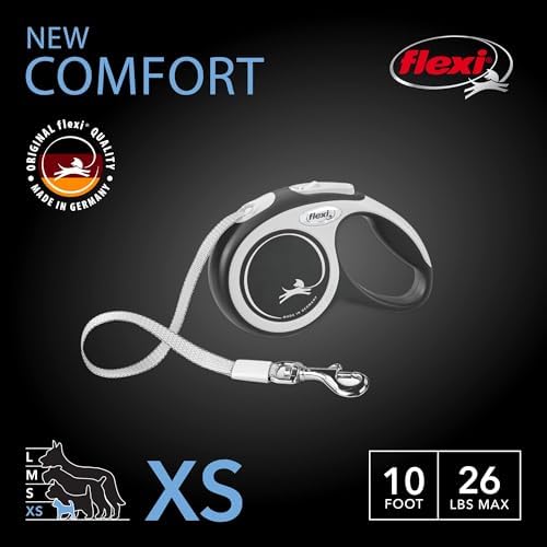 FLEXI® Comfort XS Tape Retractable Dog Leash, 10 ft - Image 2