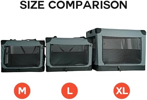 Ashfield & Harkness Collapsible Soft Dog Crate 36" - Image 6