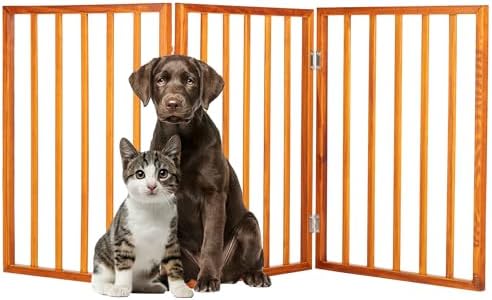 Pet Gate - 3-Panel Indoor Foldable Dog Fence by PETMAKER