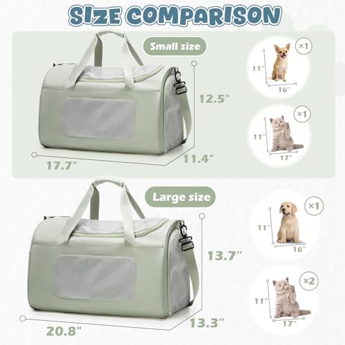Extra-Large Cat Carrying Case Pet Dog Carrier Soft-Sided Cat Bag Airline - Image 5