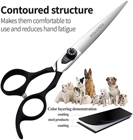8.0'' Professional Dog Grooming Scissors Set - Image 6