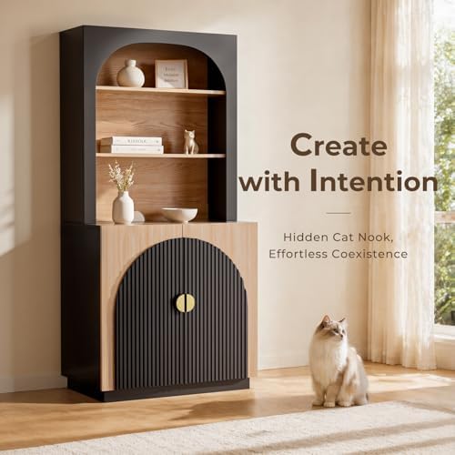 Amunrbrek Tall Cat Litter Box Enclosure - Image 2