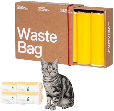 Furrytail Cat Litter Box Liners, Thickened Waste Bags by Furrytail