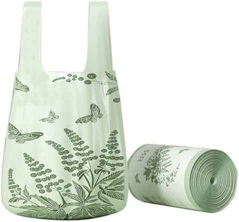 55pcs Small Trash Bags for Bathroom, Bedroom Waste Bin 4 Gallon 1.1 Mil Thick by YYaaloa