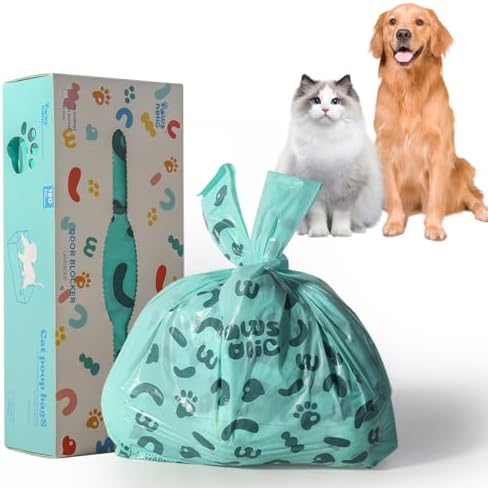 Cat Litter Disposal Bags and Dog Poop Bags by PAWSHOLIC