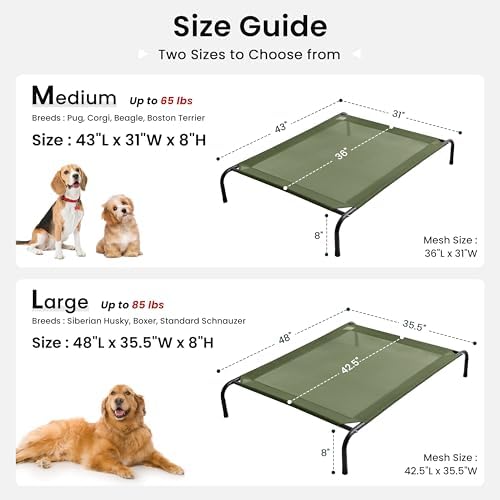 Love's cabin Elevated Cooling Dog Bed - Image 6