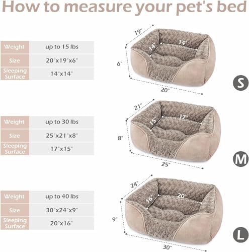 INVENHO Large Rectangle Orthopedic Dog Bed - Image 2