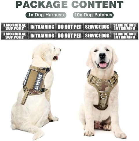 WINSEE Tactical Dog Harness, No Pull Dog Harness - Image 2