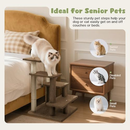 4-Step Pet Steps for Cats/Dogs, Cat Stairs - Image 4