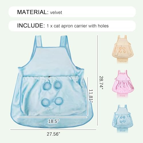 La La Pet®Adjustable Cat Apron Carrier - Image 6