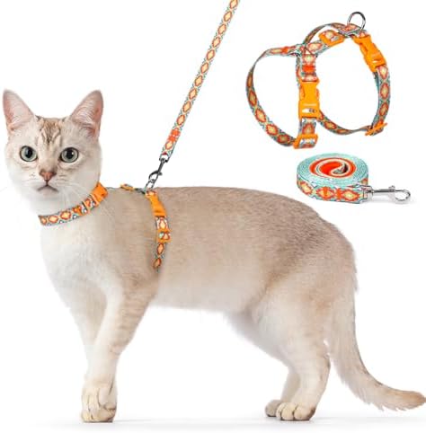 Dooradar Cat Harness and Leash Set, Adjustable Pet Straps by Dooradar