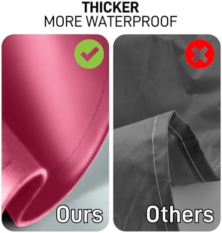 Waterproof Apron with Comfortable Adjustable Bib Rubber Vinyl Dishwasher Heavy - Image 3