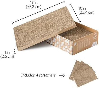 Kitty City Sustainability FSC Scratcher 4 Pack - Image 3