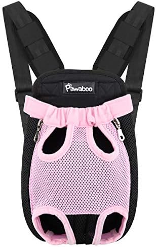 Pawaboo Pet Carrier Backpack, Adjustable Pet Front Cat Dog Carrier Backpack by Pawaboo