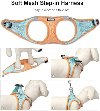 Mercano Soft Mesh Dog Harness and Leash Set, Step-in Reflective Breathable - Image 5