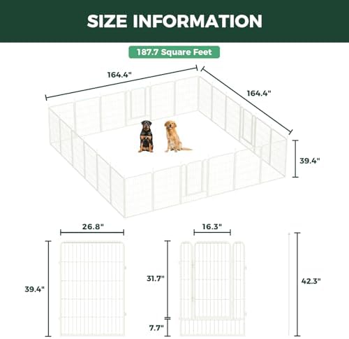 FXW Rollick Dog Playpen, Yard & RV Camping, 24 Panels - Image 6