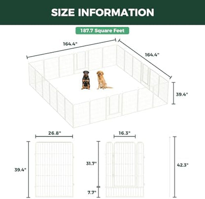 FXW Rollick Dog Playpen, Yard & RV Camping, 24 Panels - Image 6