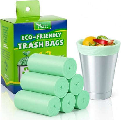 1.2 Gallon Small Trash Bags Mini Garbage Bags by YHEEL