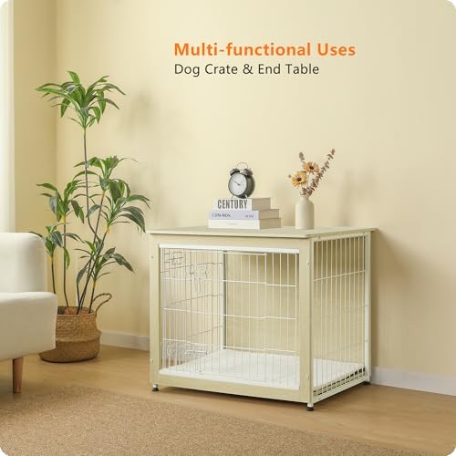 DWANTON 32.5" Dog Crate Furniture - Image 7