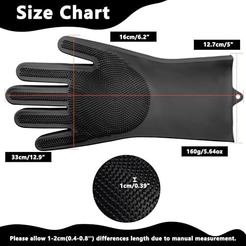 Pet Grooming Gloves—Dog Washing Gloves - Image 2