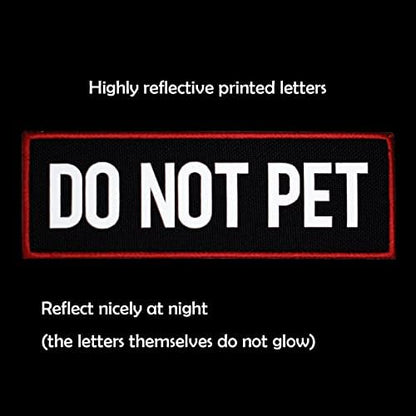 2 Pcs Reflective Do Not Pet Patch - Image 2